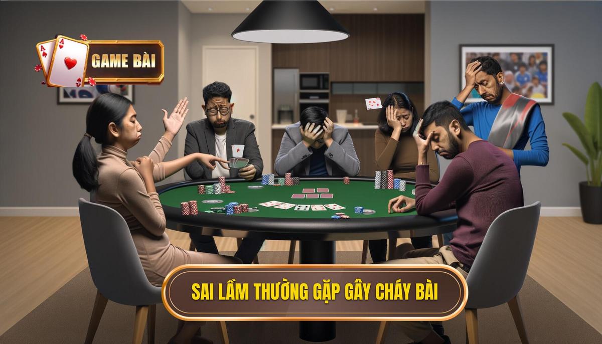 Những sai lầm thường gặp khiến bạn bị cháy bài