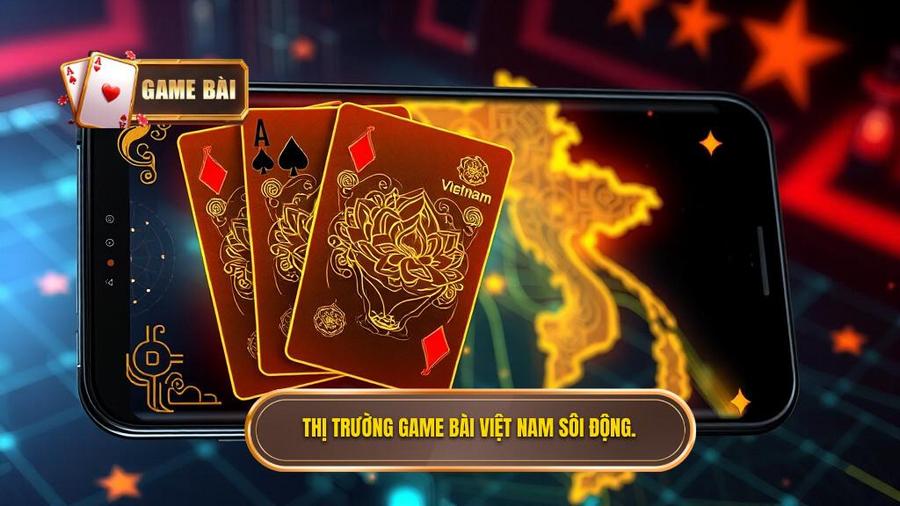 1. Thị trường game bài Việt Nam sôi động.