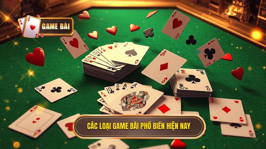2. Các loại game bài phổ biến hiện nay