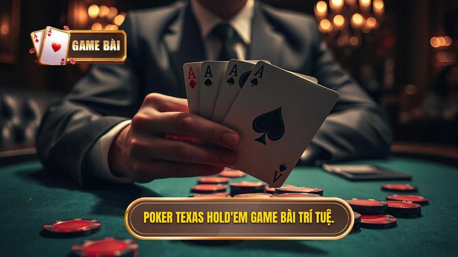 2. Poker Texas Hold_em game bài trí tuệ.