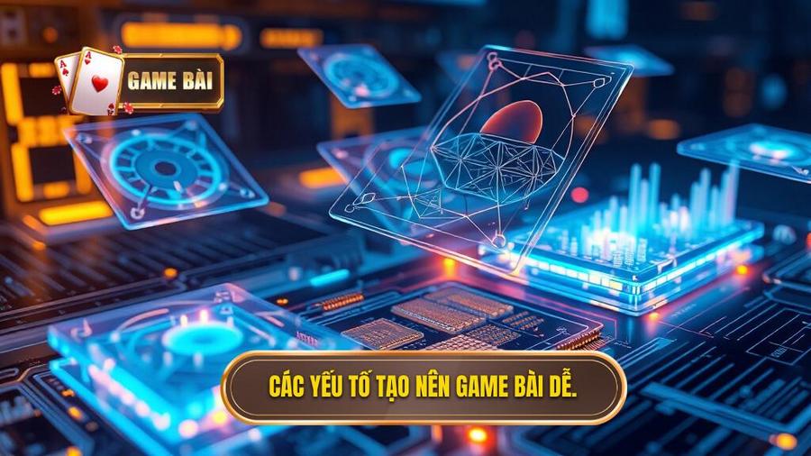 3. Các yếu tố tạo nên game bài dễ.