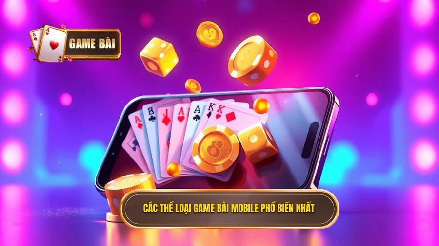 Phân tích các thể loại game bài mobile hay phổ biến nhất