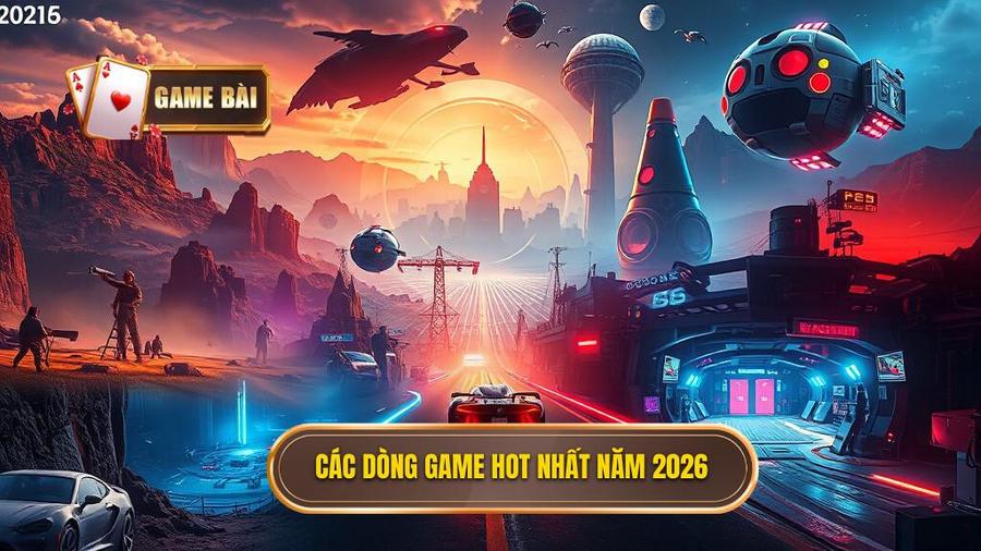 Top những dòng game hot nhất năm 2026