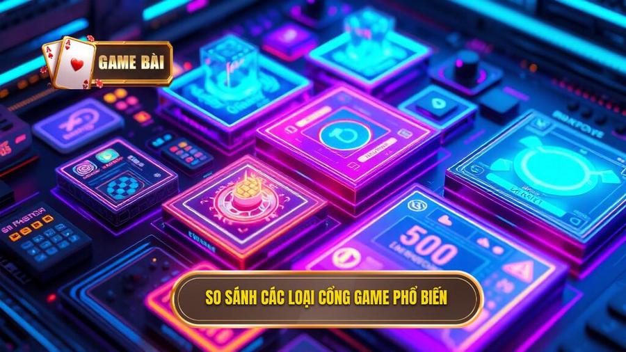 Bảng so sánh các loại hình cổng game phổ biến hiện nay