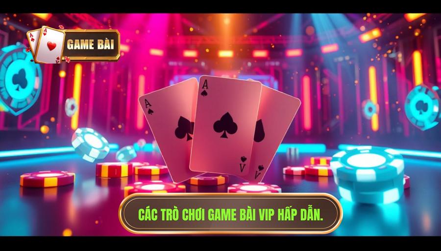 Game Bài VIP Đổi Thưởng: Đẳng Cấp Giải Trí Thượng Lưu 2024 2 Các trò chơi game bài VIP hấp dẫn